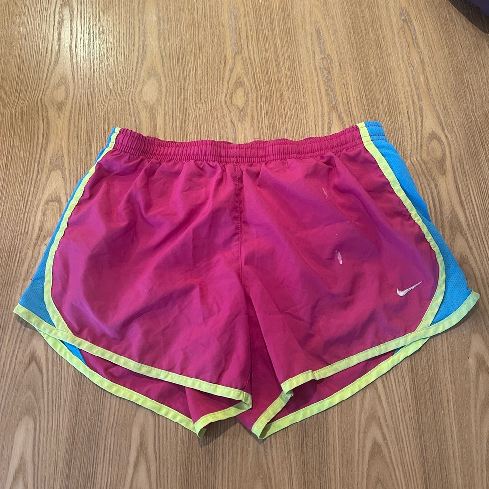 Neon Pink Nike Athletic Shorts